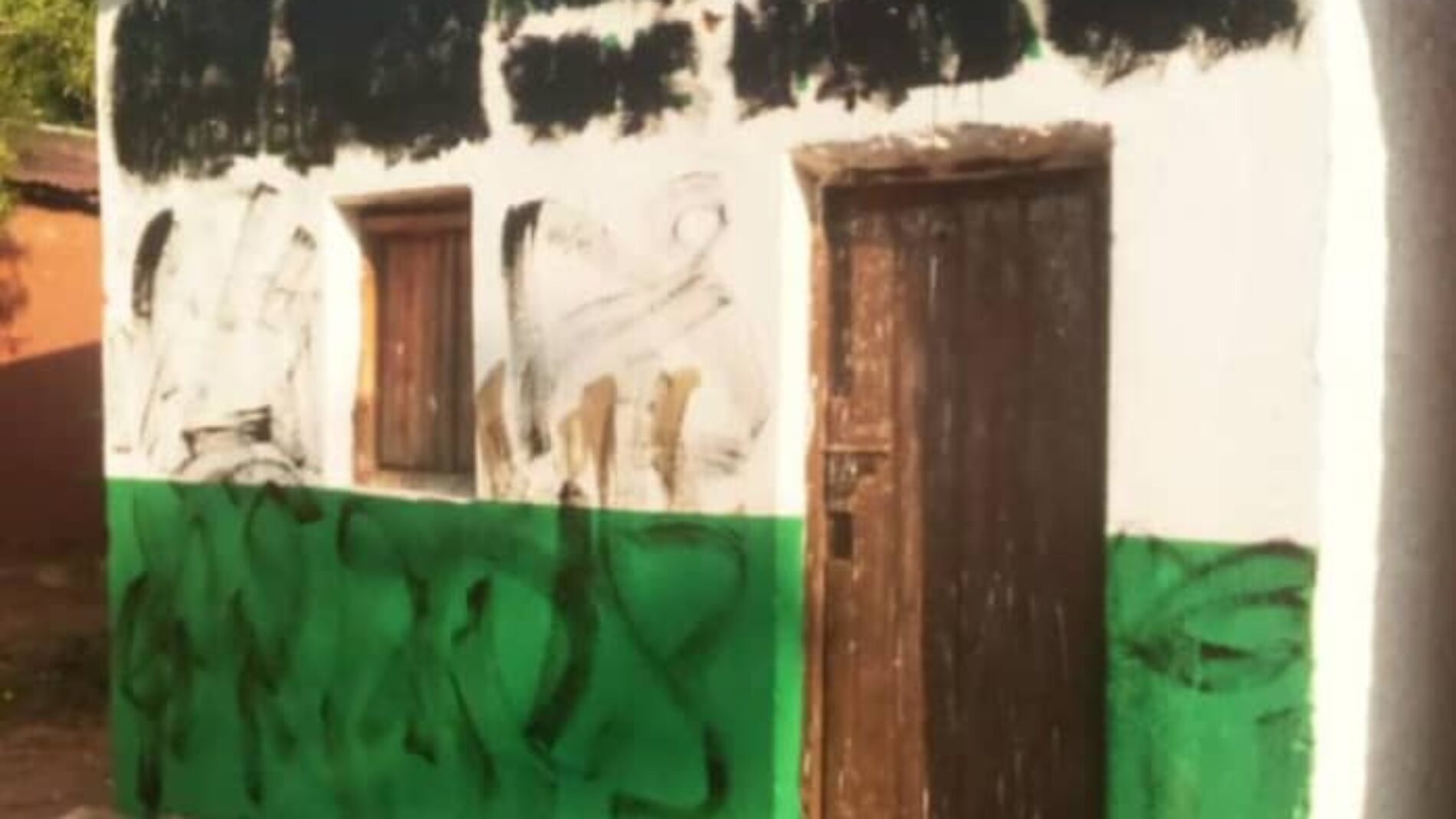 Mitakataka: the FRODEBU party’s office allegedly defiled by the Imbonerakure