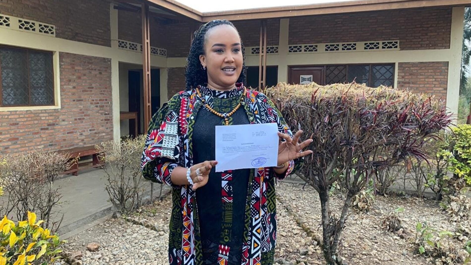 Bubanza : Floriane Irangabiye speaks of a happy event and relief after her release from prison