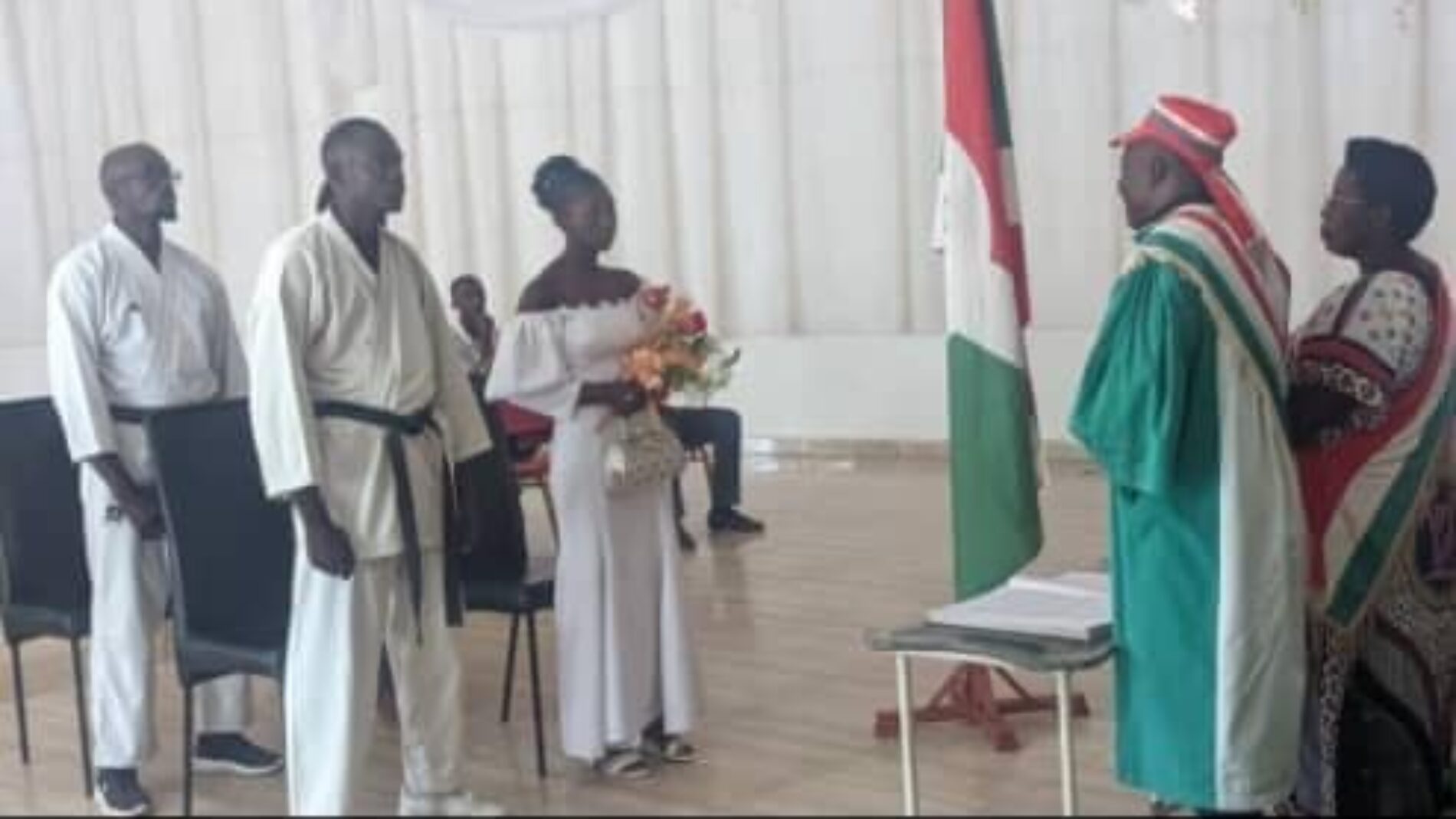 Cibitoke: kwa kuhalalisha ndoa ya mwanamume aliyevalia mavazi ya karateka, afisa wa utawala alikamatwa.