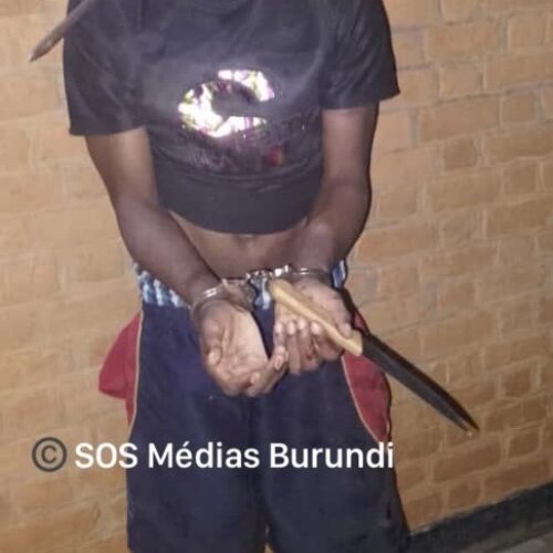 Mahama (Rwanda) : a bandit arrested