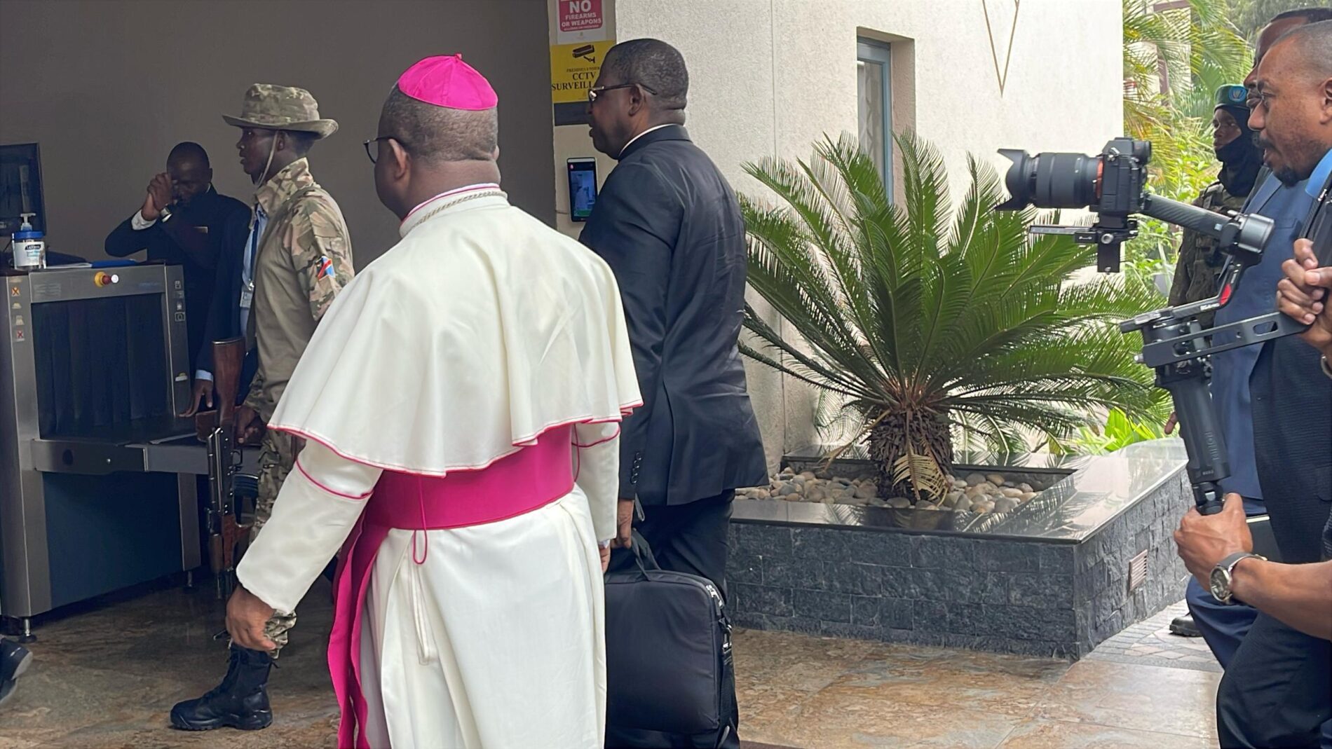 Goma : les évêques catholiques et les représentants de l&rsquo;église protestante ont visité les nouveaux maîtres et plaidé pour un dialogue inclusif