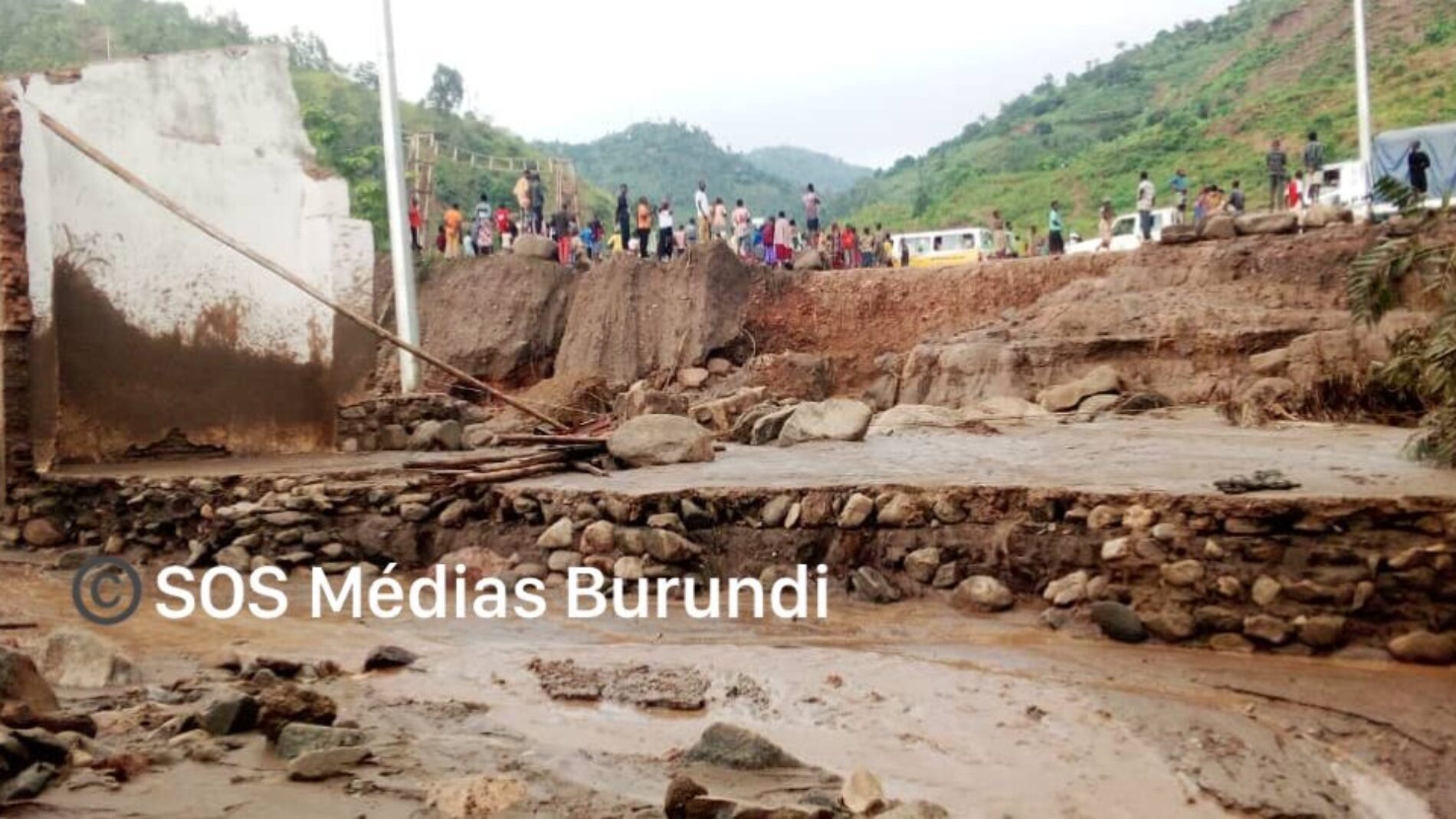 Rumonge – Torrential rains : Kirasa River overflows, heavy damage recorded in Gabirano village