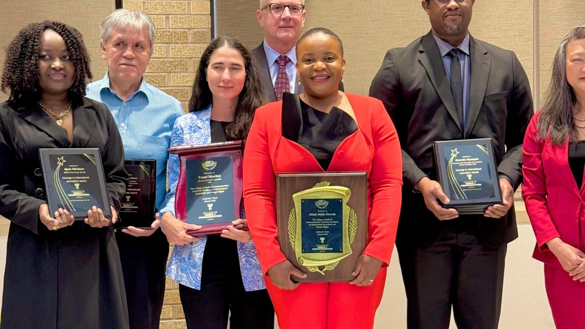 USA : five Burundian journalists receive the International Courage in Journalism Award offered by Texas Tech University