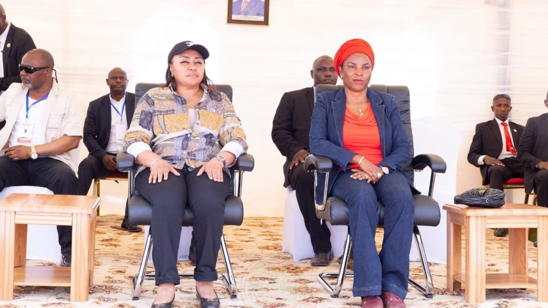Musenyi: Mshikamano wa mpaka – Angéline Ndayishimiye na Denise Nyakeru Tshisekedi wanakutana na wakimbizi wa Kongo