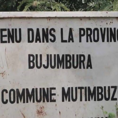 Bujumbura : le chef de zone Rubirizi limogé pour insubordination et mauvaise gestion