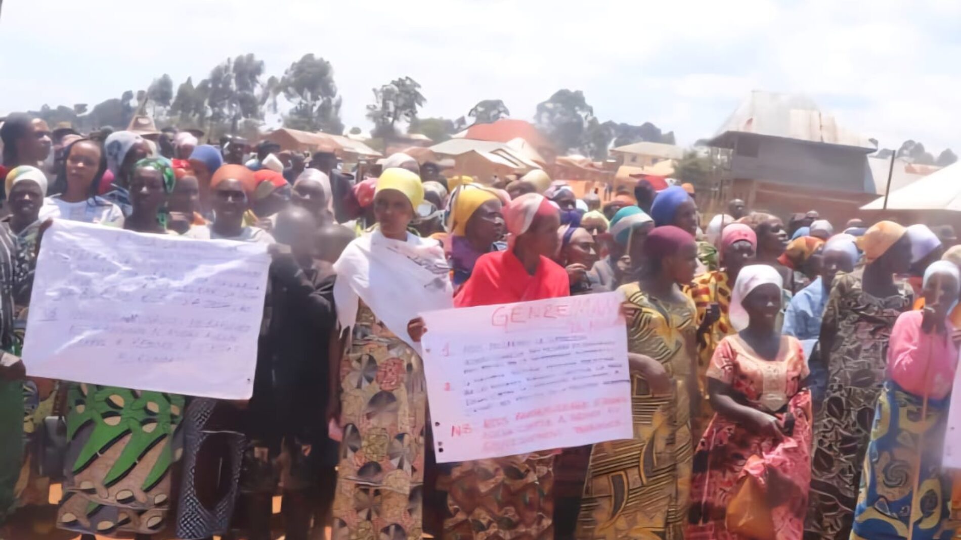 DRC – Minembwe : protest against the Burundian army