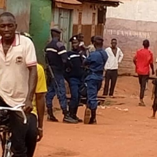 Cibitoke : a teacher caught abusing presumably a pupil