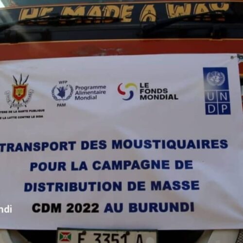 Burundi : the distribution of insecticide-treated mosquito nets disrupted by poor internet connection