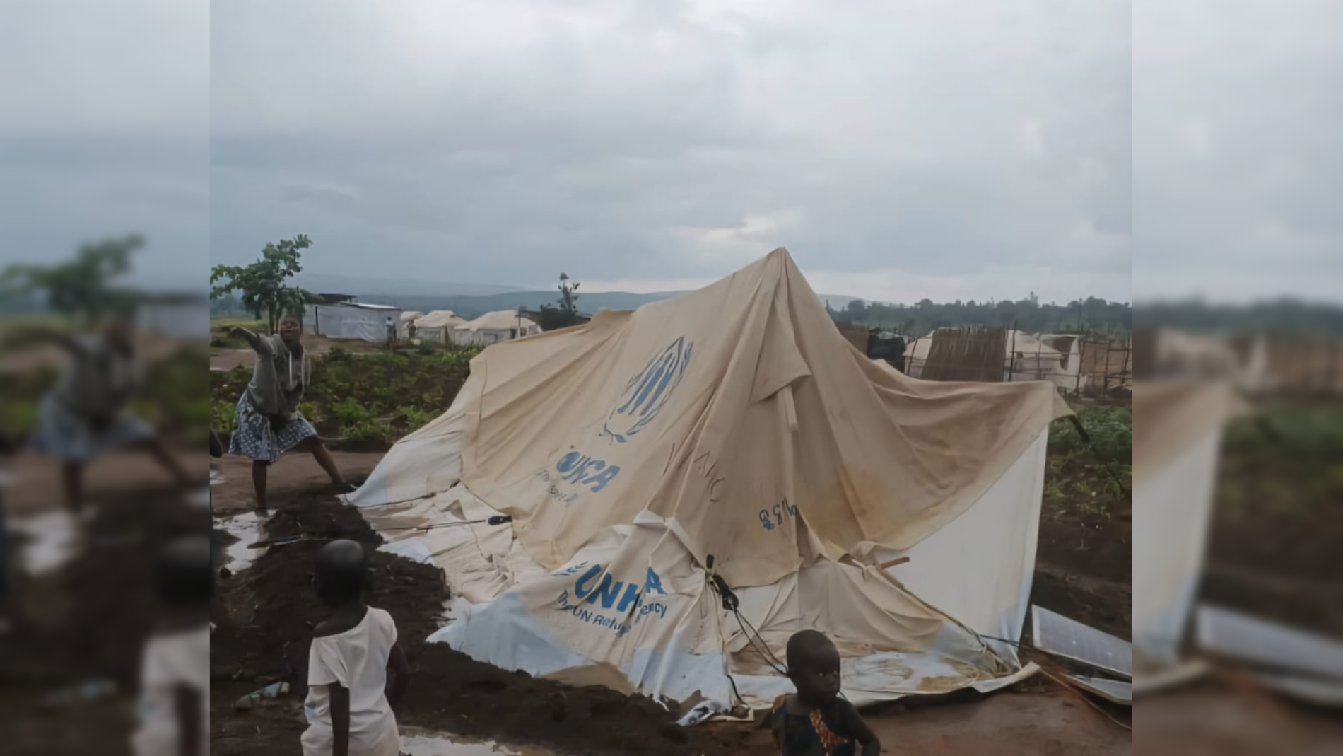 Burundi : Noël sous la tempête, des réfugiés congolais frappés par de violentes pluies à Musenyi