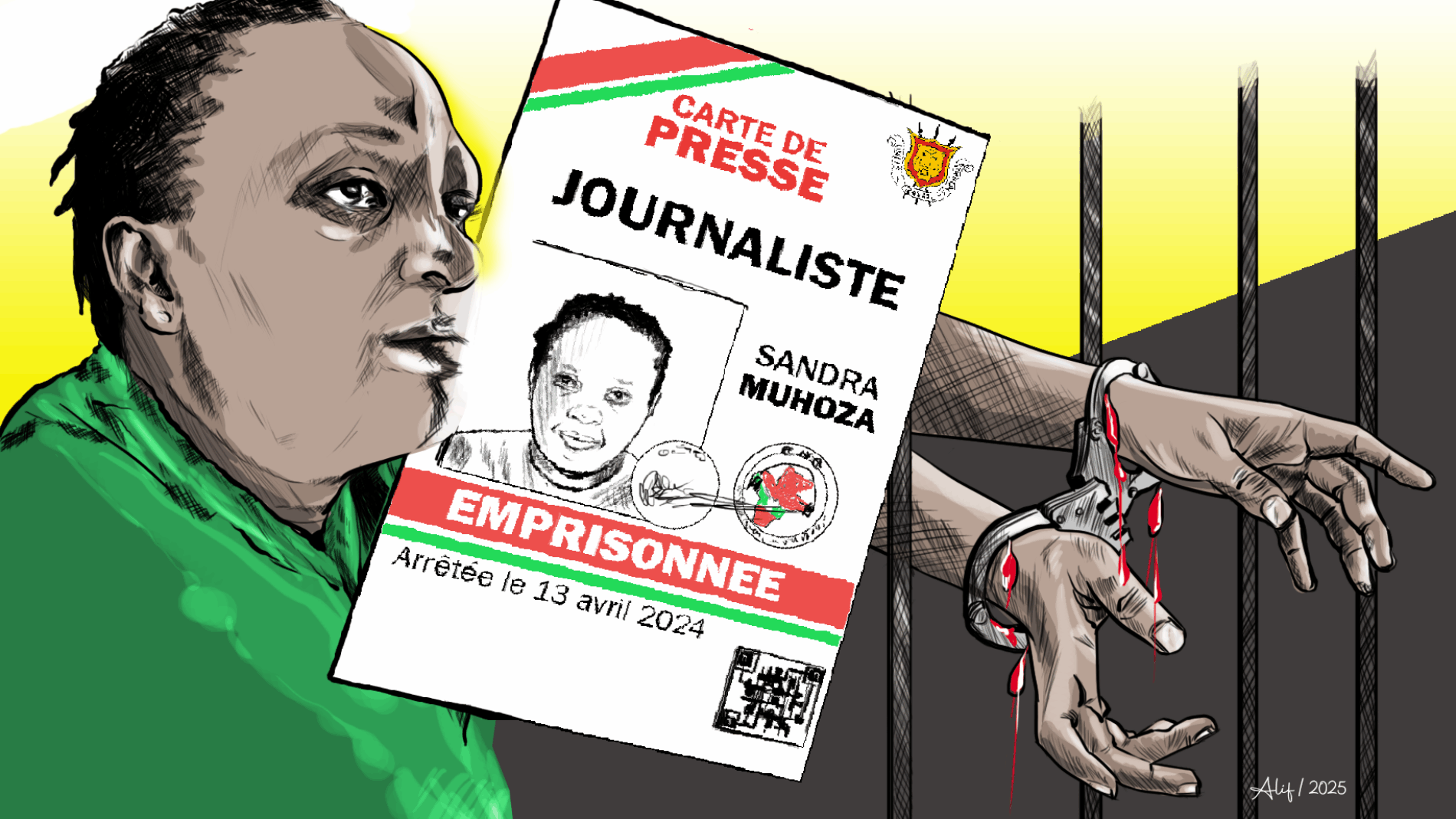 #PinceauSansFiltre : quand le président affirme ignorer l’emprisonnement de Sandra Muhoza