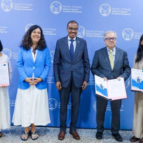 Rwanda : the EU, the WFP, and the UNHCR launch a joint project to empower refugees and host communities