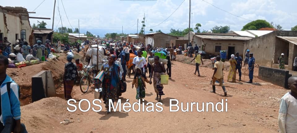 Le marché de Buhayira, où les combattants réfugiés sont accusés de se rendre pour piller les biens des civils. ©SOS Médias Burundi