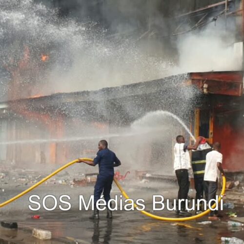 Bujumbura : un nouvel incendie ravage une partie du marché de Kinindo, quelques jours après celui du centre-ville