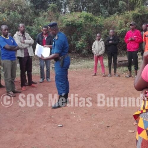 Gitega : coup de filet contre des réfugiés congolais installés en ville